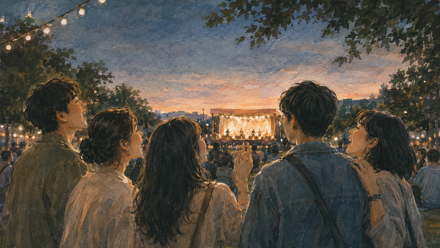 The moment each person's memories converge into a single chorus.