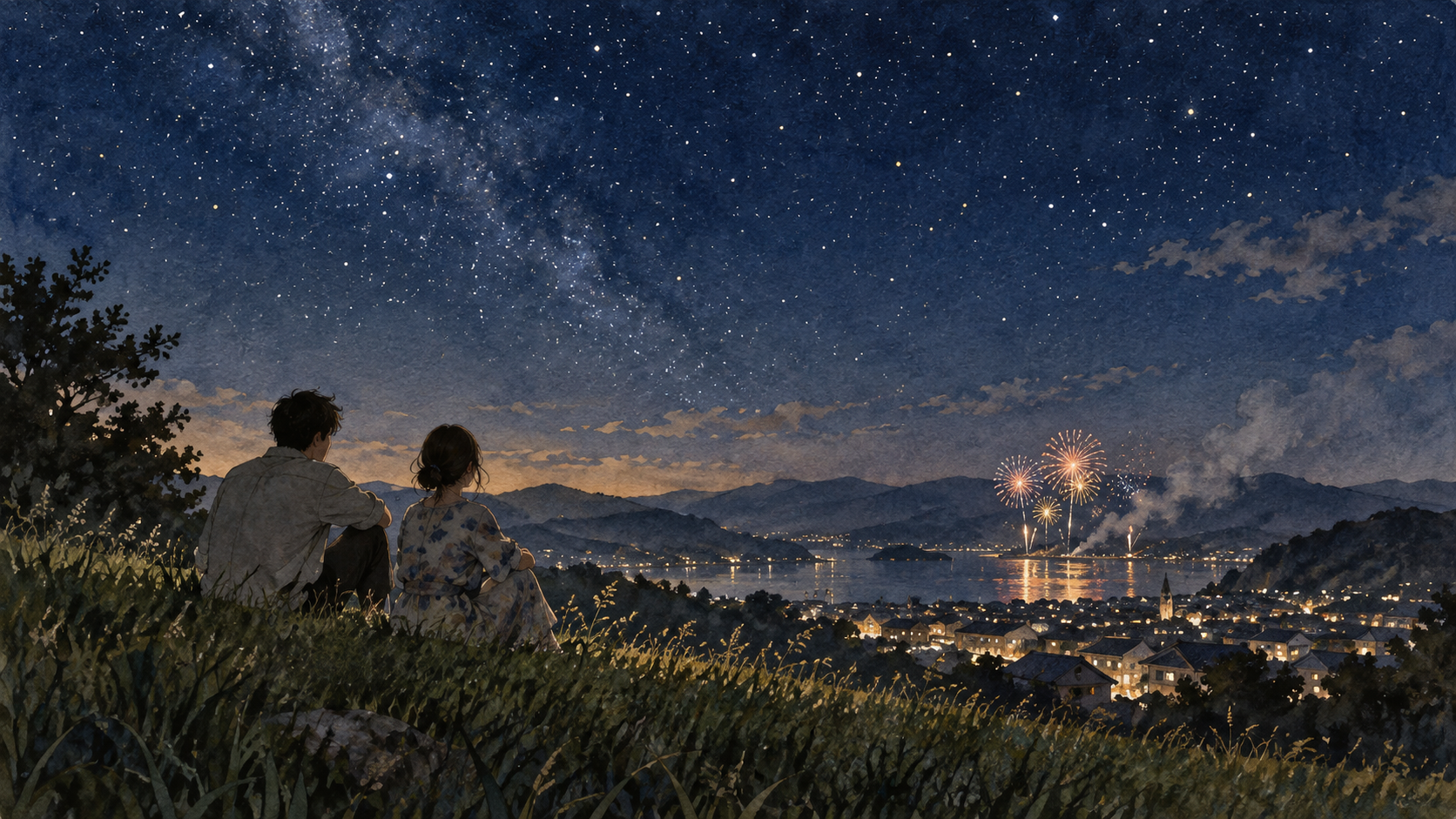 Fireworks belong to a shared memory whose sensory detail outlasts the moment.