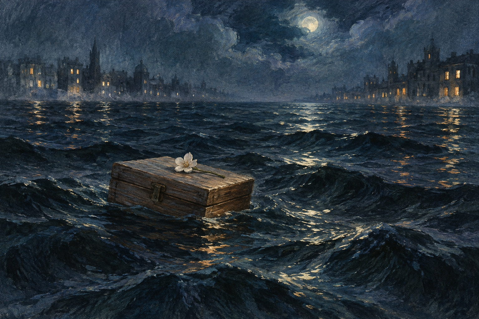 The memories of the night sea ultimately return to the room.
