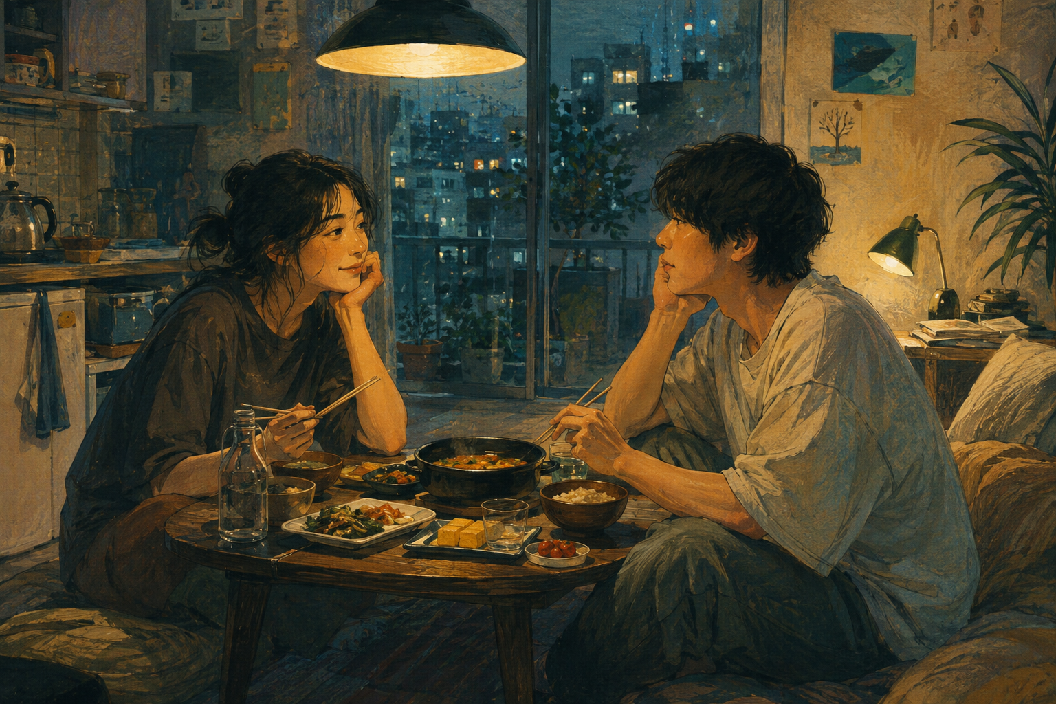 What was needed was the ordinary time of coming home and eating together.