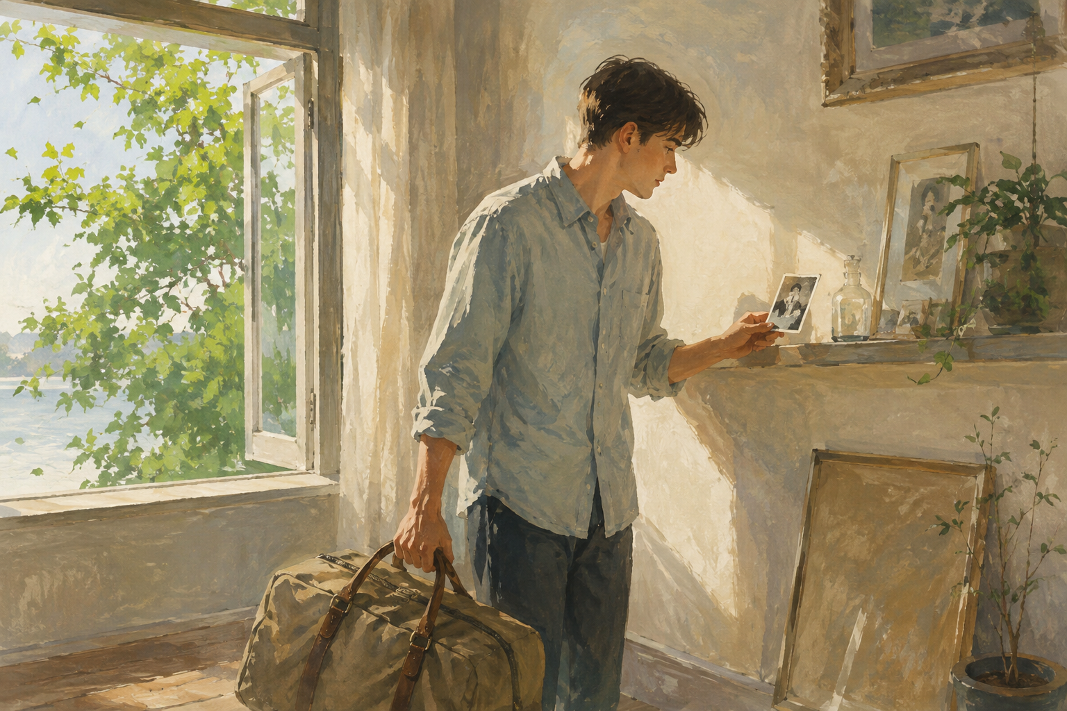 Even when the burden is set down, precious memories can remain.