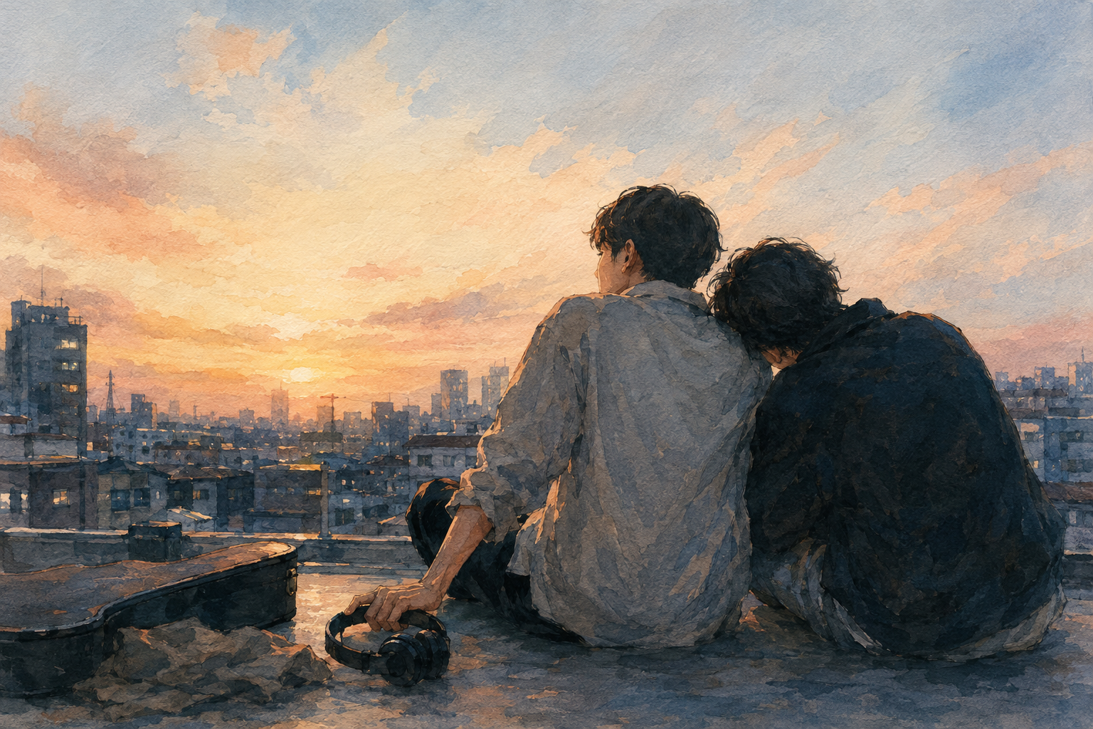 It is a night when it is okay to lean on someone else in order to keep going.