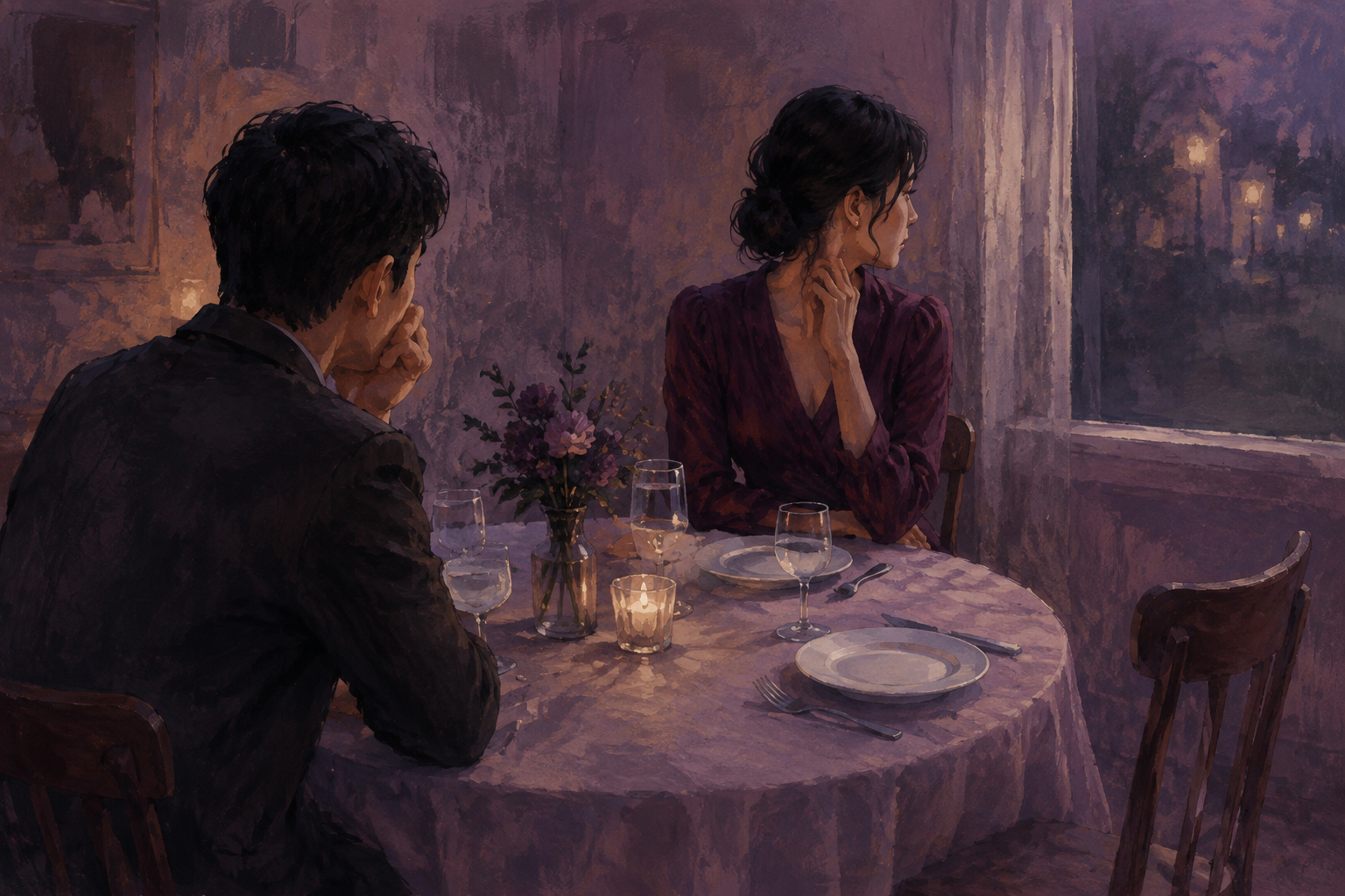 A heart that feels distant even when sitting face to face