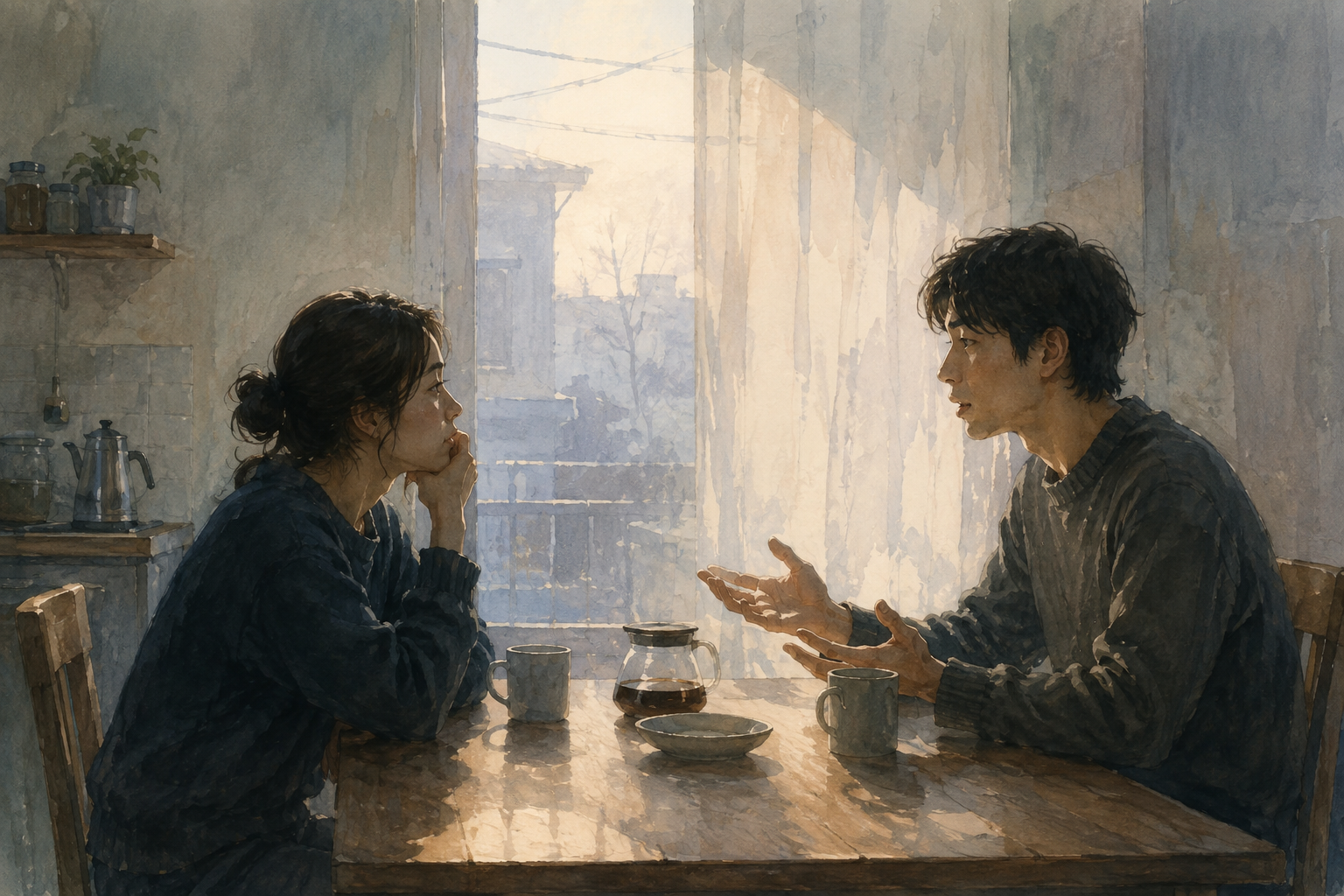 The moment a small, sincere truth is shared rather than a polished reply.