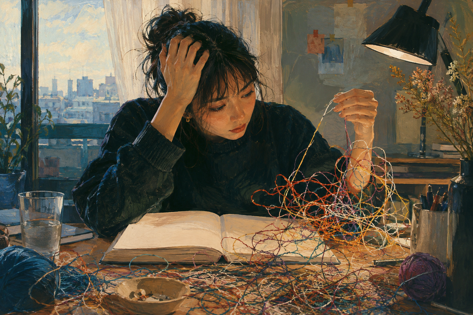 A mental reference book that grows more tangled the more you try to organize it.