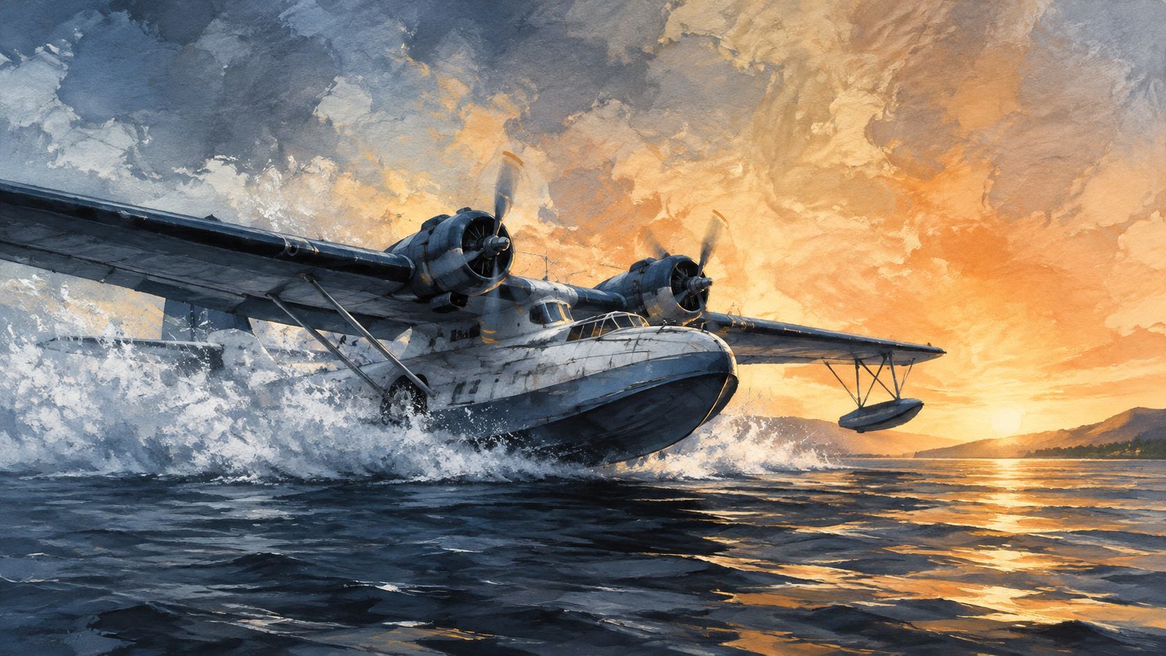 Before taking flight, they first cut through the current with all their might.