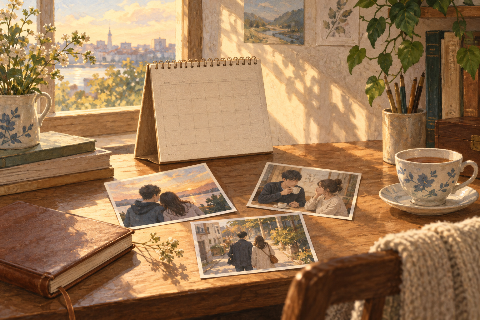 Ordinary memories can remain beside the formal markers on a calendar.