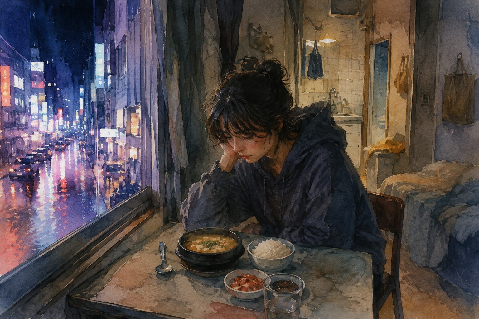 On days when a warm meal is needed before any grand dreams.