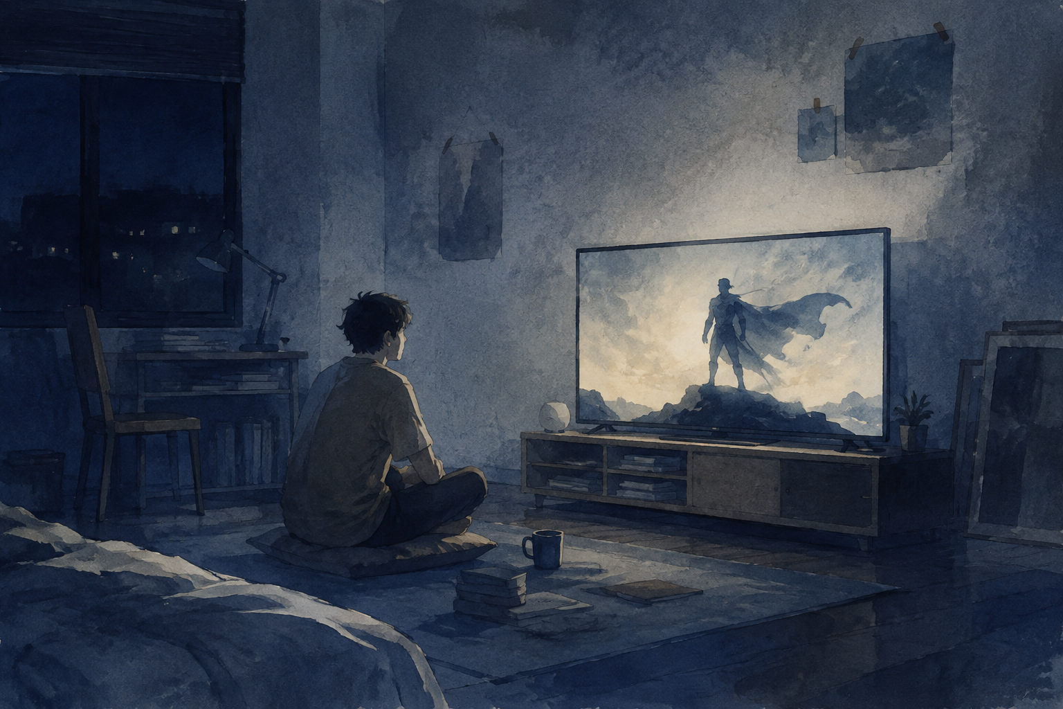 The more the protagonist on screen shines, the smaller my place feels.