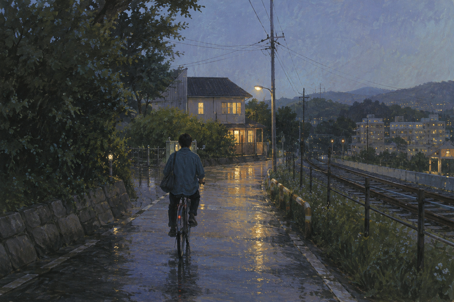 Even if you return still wet, there is a place that will welcome you.