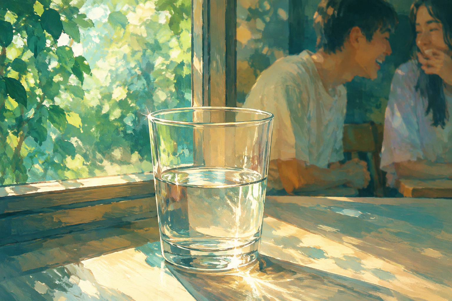 Something new that sparkles within a familiar day.