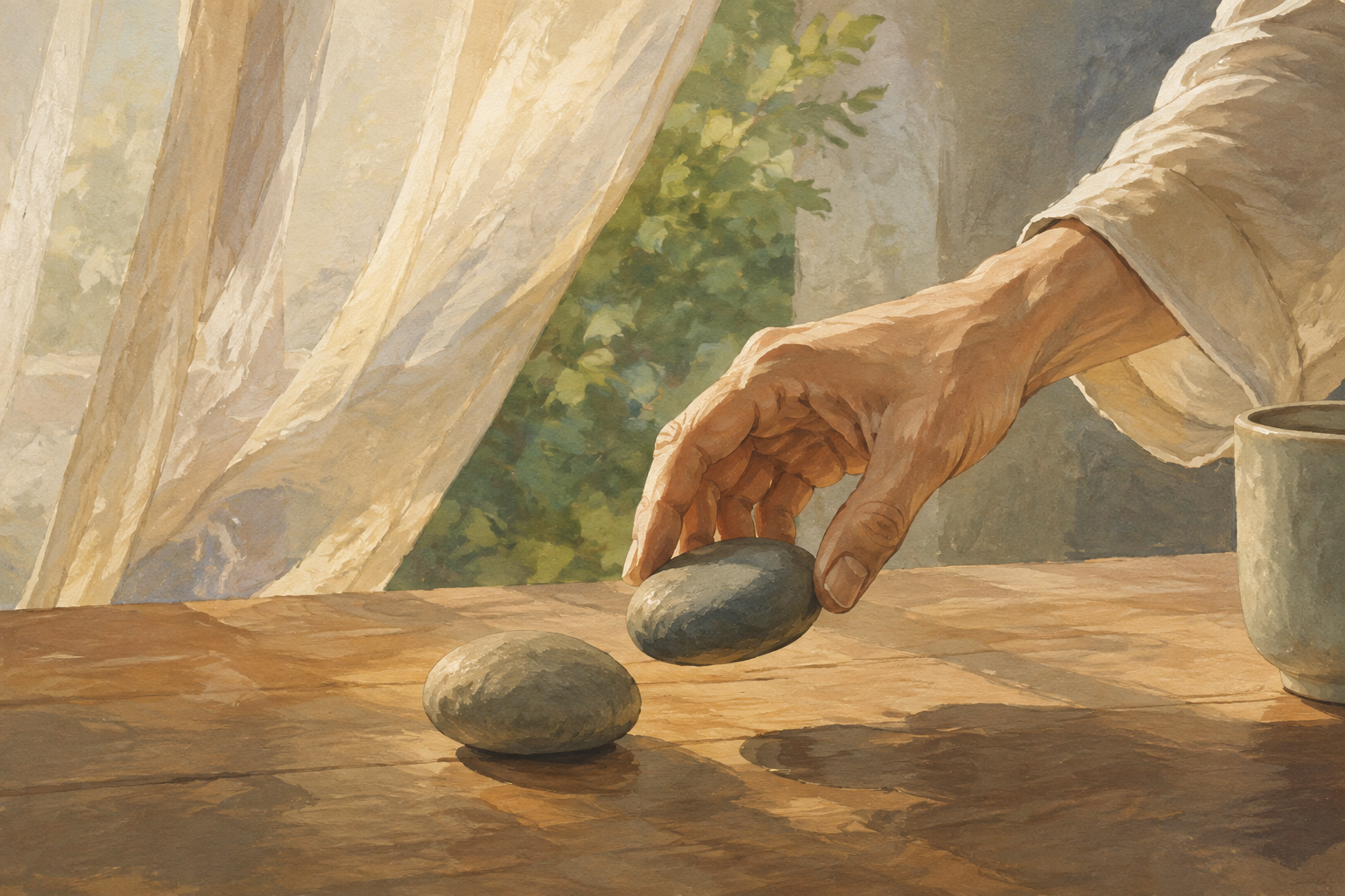 The heart that chooses what is precious again, even after being shaken.