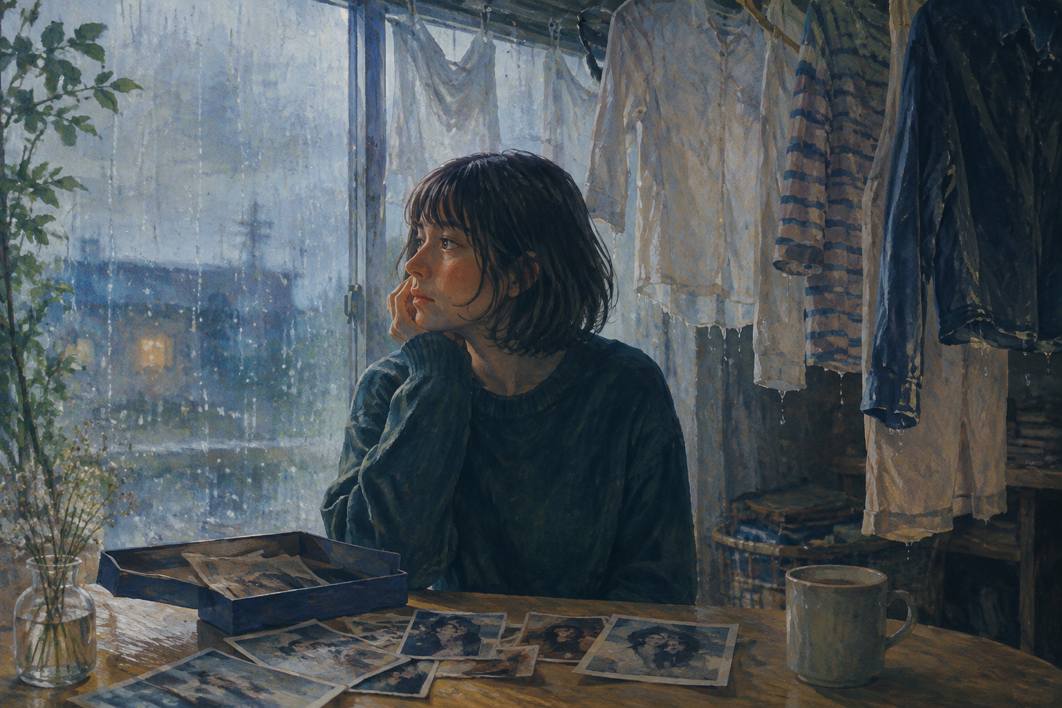 Memories that refuse to dry, no matter how hard one tries to wash them away.