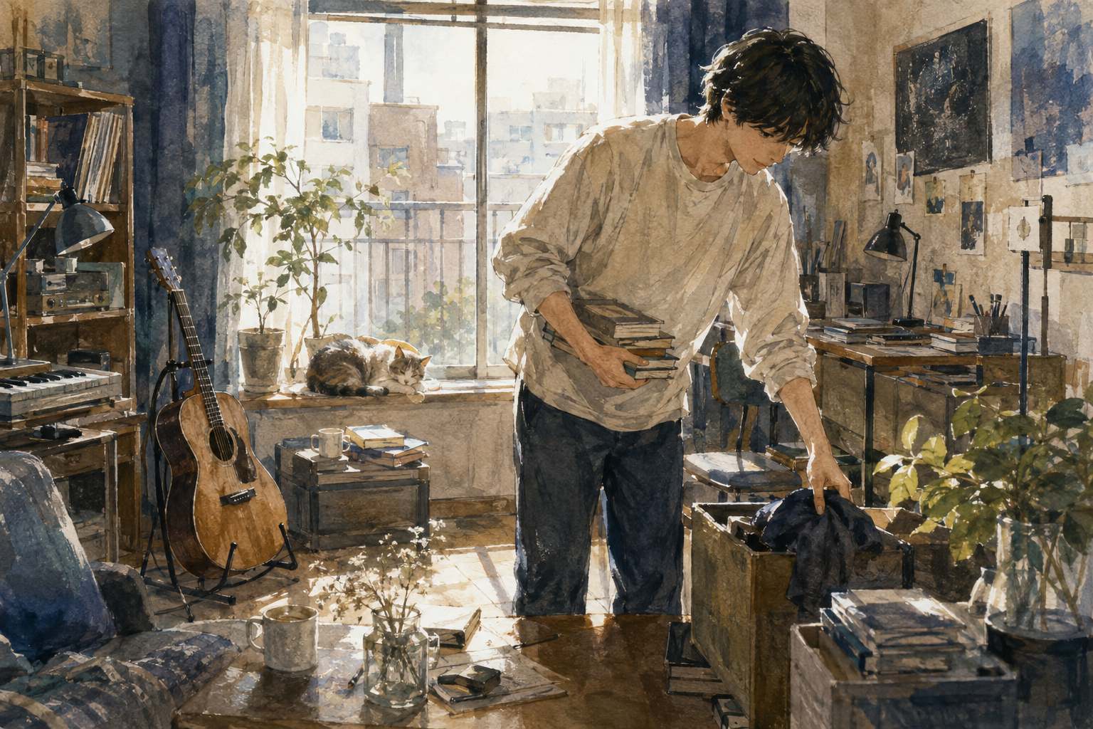 A time to slowly pick up the scattered pieces and regain my rhythm.