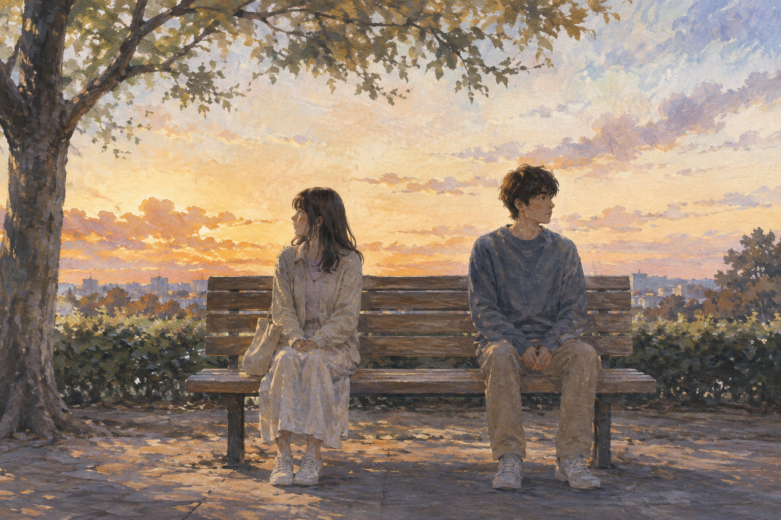 Even if not everything is resolved, there is a desire to be by their side right now.