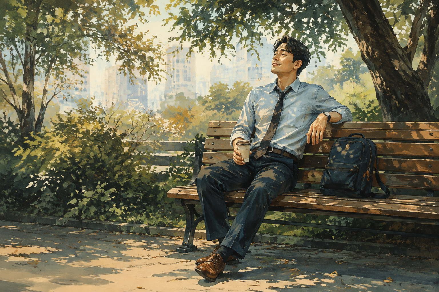 Learning how to take a break is also something picked up slowly.